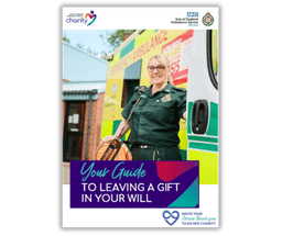 Your guide to leaving a gift in your Will leaflet front cover